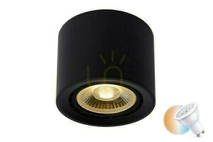 LED mennyezeti lámpa Lucide FEDLER fekete GU10 12 cm 12 W small 0