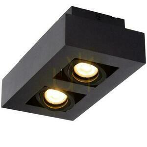 Mennyezeti lámpa Lucide Xirax fekete alumínium LED GU10 2x5W 09119/11/30 small 4