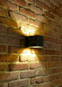 Lucide DEVI fekete arany LED fali lámpa 09201/01/30 small 3