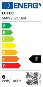 Kültéri fali lámpa Lutec EXPLORER 6609202118 antracit LED 5W alumínium small 1
