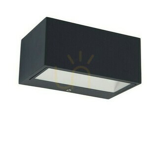 Kültéri fali lámpa Lutec GEMINI 5189113118 antracit LED 10W alumínium small 0