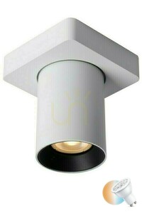 LED mennyezeti lámpa Lucide NIGEL fehér alumínium GU10 CCT dimmelhető 09929/05/31 small 0