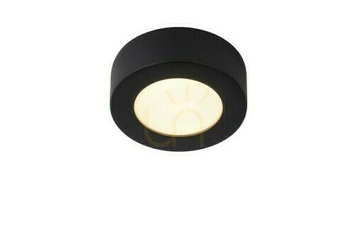Jelölje be Plafon Lucide BRICE-LED fekete LED IP44 fürdőszobai lámpa 11,7 cm 28116/11/30