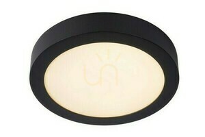 Plafon lámpa Lucide BRICE-LED fekete 24 cm alumínium IP44 28116/24/30 small 0