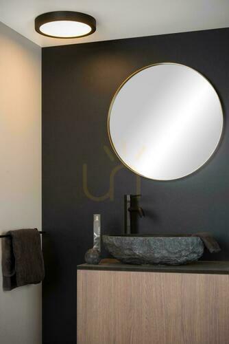 Jelölje be Lucide BRICE-LED LED mennyezeti lámpa, fekete, 30 cm, 30 W, IP44, 28116/30/30