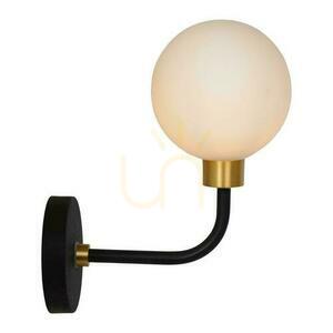 Fali lámpa Lucide BEREND fekete-arany retro üveg IP44 30265/01/30 small 5
