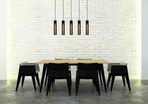 Függőlámpa Lucide LIONEL fekete fém 100 cm 5 izzós LED E27 SKU 73406/05/30 small 5