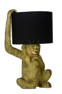 Asztali lámpa Lucide EXTRAVAGANZA CHIMP 10502/81/30 E14 arany majom, fekete búra, 45 cm small 1
