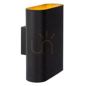 Lucide OVALIS fekete-arany LED fali lámpa E14 2 fényű 12222/02/30 small 4