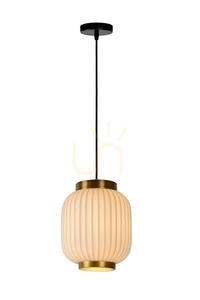 Lucide GOSSE fehér porcelán fém Japandi függőlámpa 13435/01/31 small 0