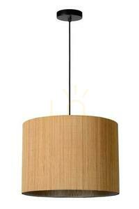 Függőlámpa Lucide MAGIUS rattan-fa Japandi E27 42 cm 03429/42/30 small 1