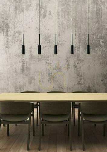 Jelölje be Függőlámpa Lucide TUBULE fekete alumínium 5x7W 2700K LED 101 cm 24401/35/30
