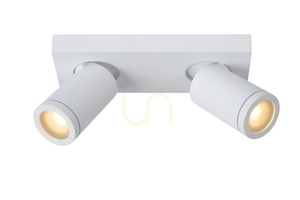 Plafon Lucide Taylor fehér alumínium GU10 IP44 LED 2x5W CCT 24 cm small 9