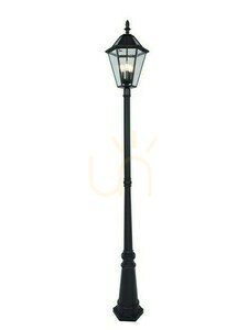 Kültéri postafény Lutec London Solar barna alumínium 31 cm IP44 small 0