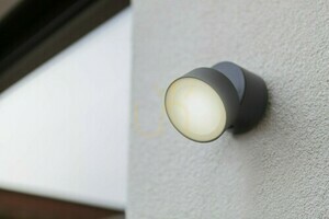 Kültéri fali lámpa Lutec TRUMPET 5626101125 antracit LED 6W alumínium small 2