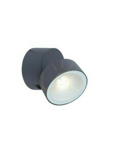 Kültéri fali lámpa Lutec TRUMPET 5626101125 antracit LED 6W alumínium small 0