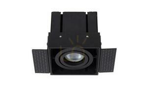 Mennyezeti fűzőlyuk Lucide TRIMLESS fekete alumínium GU10 LED 09925/01/30 small 1