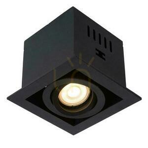 Mennyezeti fűzőlyuk Lucide CHIMNEY fekete GU10 alumínium 09926/01/30 small 3