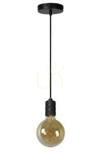 Függőlámpa Lucide Jova fekete fém vintage E27 08426/01/30 small 1