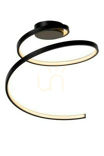 Jelölje be Plafon Lucide MAXENCE fekete LED 46 cm 24W Dimmelhető 3000K 1400 lm