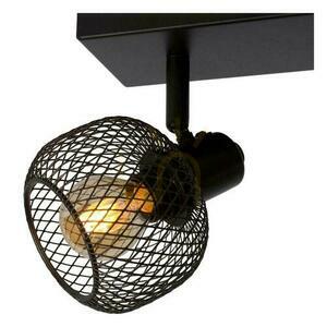 Lucide MAREN fekete vintage LED spotlámpa 2x E14 plafon 36 cm small 4