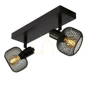 Lucide MAREN fekete vintage LED spotlámpa 2x E14 plafon 36 cm small 5