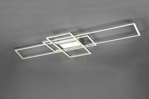 Jelölje be Trio IRVINE 620010407 LED mennyezeti lámpa 105 cm matt nikkel távirányítóval