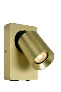 Fali lámpa Lucide Nigel arany alumínium GU10 LED, 1-es spot, IP20 small 5