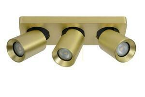 Plafon Lucide NIGEL arany 3x GU10 LED CCT 30 cm alumínium 09929/15/02 small 1