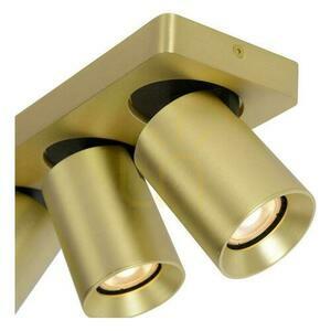 Plafon Lucide NIGEL arany 3x GU10 LED CCT 30 cm alumínium 09929/15/02 small 4
