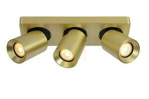 Plafon Lucide NIGEL arany 3x GU10 LED CCT 30 cm alumínium 09929/15/02 small 7