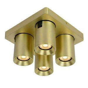 Plafon Lucide NIGEL arany 4xGU10 LED CCT 20 cm IP20 09929/20/02 small 2