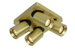 Plafon Lucide NIGEL arany 4xGU10 LED CCT 20 cm IP20 09929/20/02 small 5
