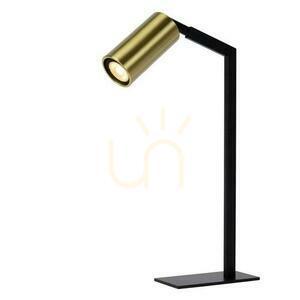 Asztali lámpa Lucide Sybil fekete-arany LED GU10 43 cm 45599/01/30 small 3