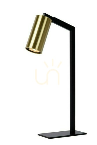 Jelölje be Asztali lámpa Lucide Sybil fekete-arany LED GU10 43 cm 45599/01/30