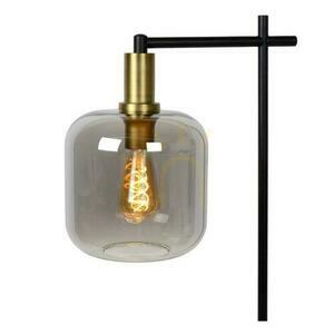 Lucide Joanet állólámpa füstszürke üveg acél 150 cm E27 45794/01/65 small 2