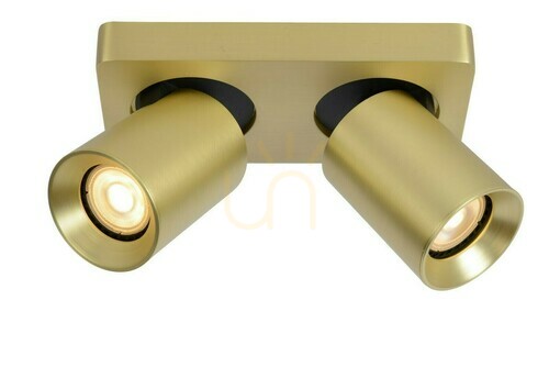 Jelölje be Plafon Lucide NIGEL arany 2xGU10 LED modern 10 cm 09929/10/02