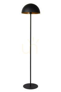 Lucide SIEMON fekete acél állólámpa E27 160 cm small 1