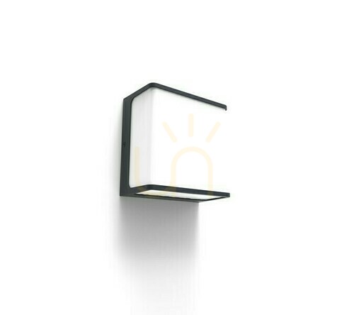 Jelölje be Kültéri fali lámpa Lutec DOBLO 5105003125 LED 24W antracit alumínium 15x15 cm