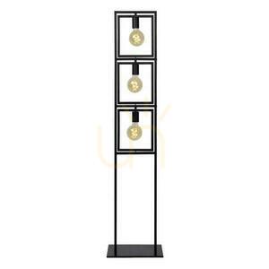 Lucide LUUK fekete vintage fém állólámpa 3xE27 145 cm 00726/03/30 small 3