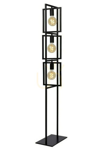Jelölje be Lucide LUUK fekete vintage fém állólámpa 3xE27 145 cm 00726/03/30