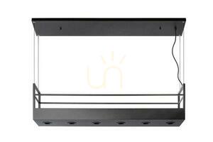 Függőlámpa Lucide MIRAVELLE fekete LED 6xGU10 112 cm￼ small 1