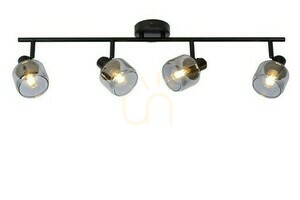 Spotlámpa Lucide BJORN fekete fém üveg 4xE14 74 cm RGB? small 0