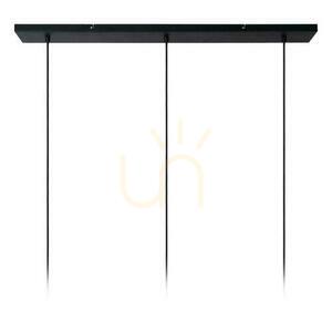 Lucide MAGIUS Japandi függőlámpa 3xE27 fa-rattan fekete 110 cm small 2