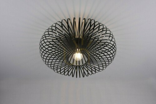 Jelölje be Trio JOHANN 606905032 matt fekete mennyezeti lámpa 50 cm 1×E27