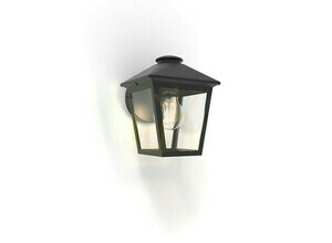 Kültéri fali lámpa Lutec ZAGO 5294502012 fekete alumínium IP44 E27 small 0