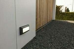 Kültéri fali lámpa Lutec HELENA fekete LED 11W 450lm 3000K 5191605012 small 1