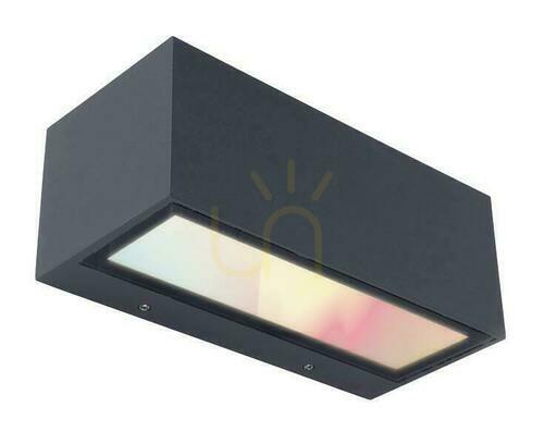 Jelölje be Kültéri fali lámpa Lutec GEMINI 5189120118 antracit LED 17W alumínium üveg