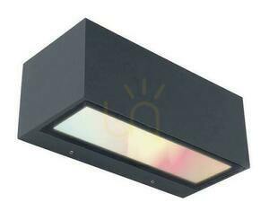 Kültéri fali lámpa Lutec GEMINI 5189120118 antracit LED 17W alumínium üveg small 0