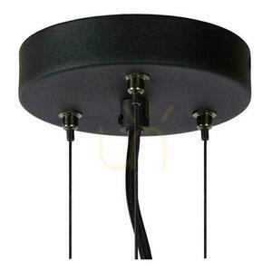 Függőlámpa Lucide OLIVIA 45401/50/65 füstüveg Ø 50 cm, 3xE27, magasság 50-158 cm small 3